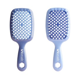 FHI Heat UNbrush Detangling Brush Duo: Pastel Collection Duo Haircare Heatless:_Iris and Periwinkle Duo