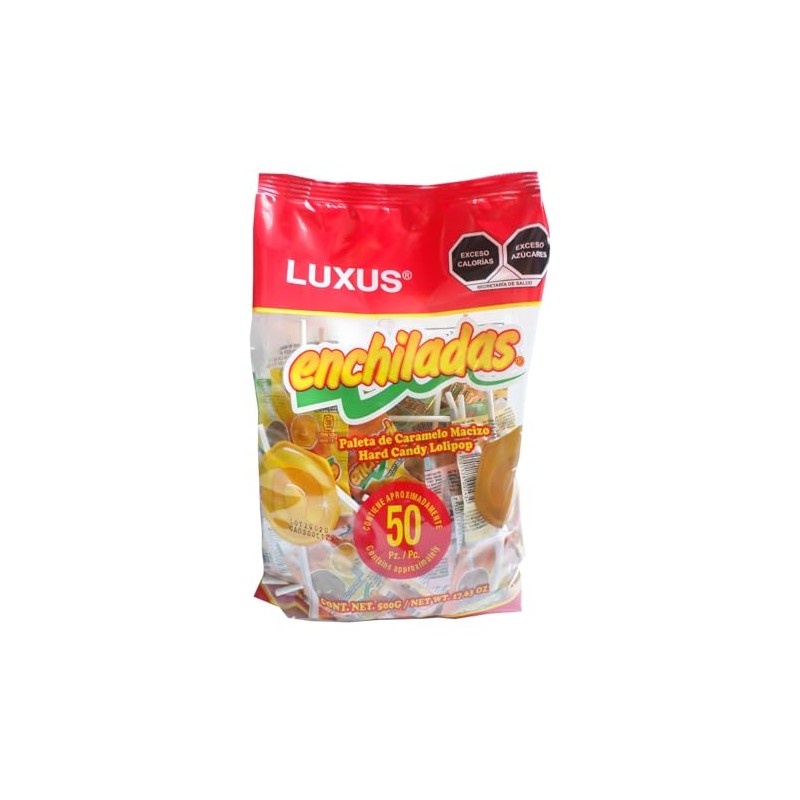Luxus Paleta Caramelo Enchilada 50 Piezas