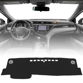 MOHANO Interior Dashboard Cover Custom Compatible with Toyota Camry 2018-2023, Dash Cover Mat Nonslip Fit for 2018 2019 2020 2021 2022 2023 Toyota Camry Dash Mat Protector Sunshade No Glare-Black