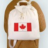 Azeeda 'Canadian Flag' Canvas Rucksack/Backpack (RK00010659)