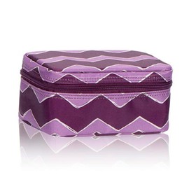 Thirty One Bag Baubles and Bracelets Jewelry Case Plum Chevron