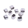 KONMAY 30 cuentas espaciadoras deslizantes de 10,3 x 7,0 mm