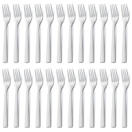 Table Forks 24 Pieces, hunnycook Stainless Steel Fork Set, Cutlery Forks Suitable for Home Restaurant Outdoor Dishwasher Safe