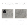 pracfit Natural Marble Cutting Board- 16x12 Inch Kitchen Bakery Tool