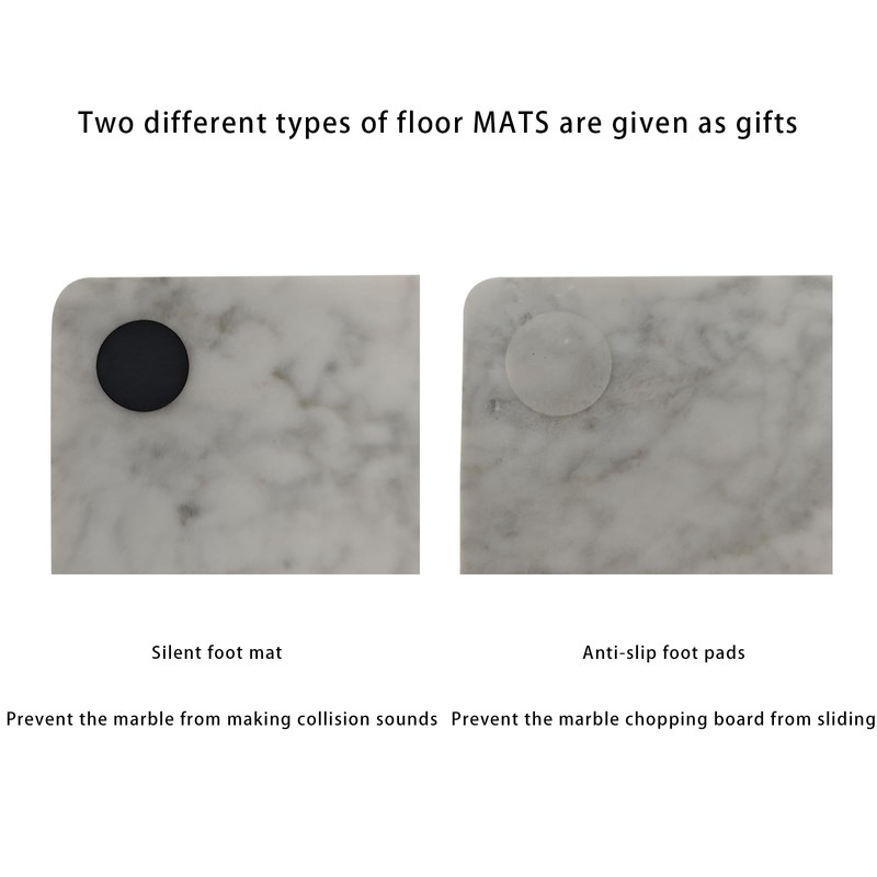 pracfit Natural Marble Cutting Board- 16x12 Inch Kitchen Bakery Tool