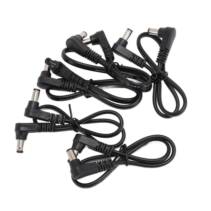 5pcs Right Angle DC Power Cable 5pcs Right Angle DC