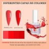 Saviland Gel Esmalte Uv Para Uñas Neon Glow 12 Piezas,