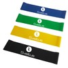 Sveltus Unisex Adult Latex Band (Set of 4, Black, Yellow,