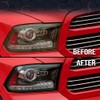 PIT66 LED Headlight Cover Compatible with Dodge Ram 1500 2009-2018/Fit