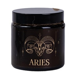 BeesWax World Handgefertigte Bienenwachs Kerzen – Naturwachs Kerzen mit Baumwolldocht – 100% Bienenwachs – dekorativ & nachhaltig – Sternzeichen Motive zur Auswahl (Widder)