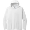 Port & Company Performance Pullover Hooded Tee-PC380H-S-White