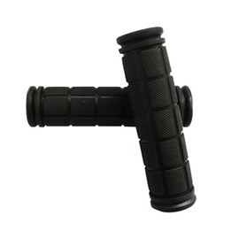 Bicycle Steering Wheel Grip Cover, Inner Diameter 0.9 inches (22 mm), Left and Right, Lightweight, Soft, Rubber, Durable, Anti-Slip, Replacement, Repair, Bicycle, Kickboard, Mountain Bike, Cross Bike