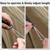 4M Reflective Tent Guy Ropes - Ultralight Outdoor Tent Guide