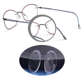Nose Pad Replacement Sets for Silhouette Eyeglasses, Pack of 2 Pairs