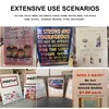ROSSHINE A5 Acrylic Sign Holder, 6pack L-Shape A5 Perspex Display