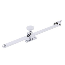 Dart Adjustable 10" Casement Stay Outward Opening - Polished Chome