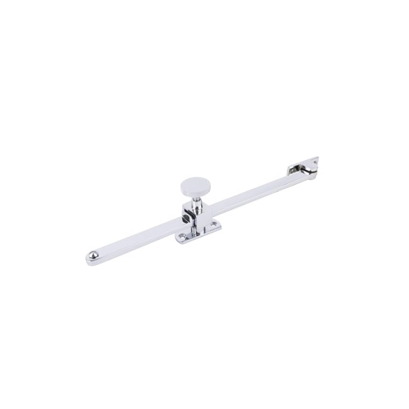 Dart Adjustable 10" Casement Stay Outward Opening - Polished Chome