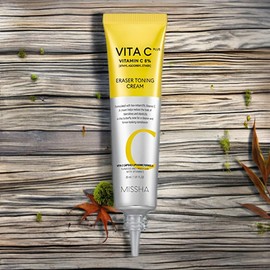 Missha Skin Care Skin Whitening Vita C Plus Eraser Toning Cream 1ea 30ml / 미샤 피부관리 피부미백 비타씨플러스 이레이저 토닝 크림 1개 30ml