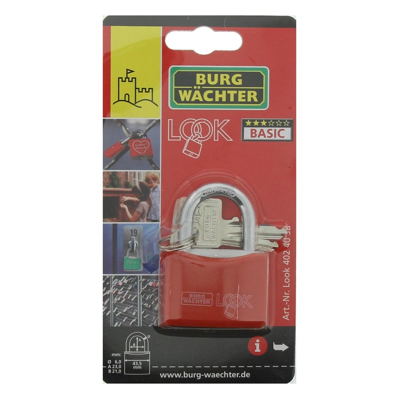 Burg Wächter Look Lock 402, 40 mm, 1 Piece 105022049