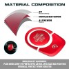 Aluminum Engine Start Stop & Eject Cigarette Lighter Button Trim