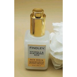 Findley Vitamin C & Hyaluronic Acid Face Serum 2 fl New