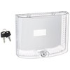 Braeburn 5970 Universal Thermostat Guard with Keyed Lock, White