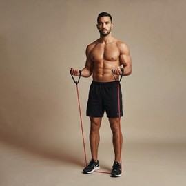 Liga de Resistencia Extra Fuerte 30 LB (13.6 kg) con Manerales | Banda Elástica para Ejercicio, Fuerza, Tonificación y Entrenamiento en Casa | Ideal p