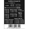 Wera - 5059297001 Kraftform Kompakt 62 Bitholding Screwdriver and Pouch