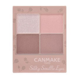 Canmake M07 Silky Flare Eyes (Matte Type) Tutu Ballerina, 0.1 oz (3.8 g), Moist Sheer, 4 Colors, Eyeshadow, Dull Pink