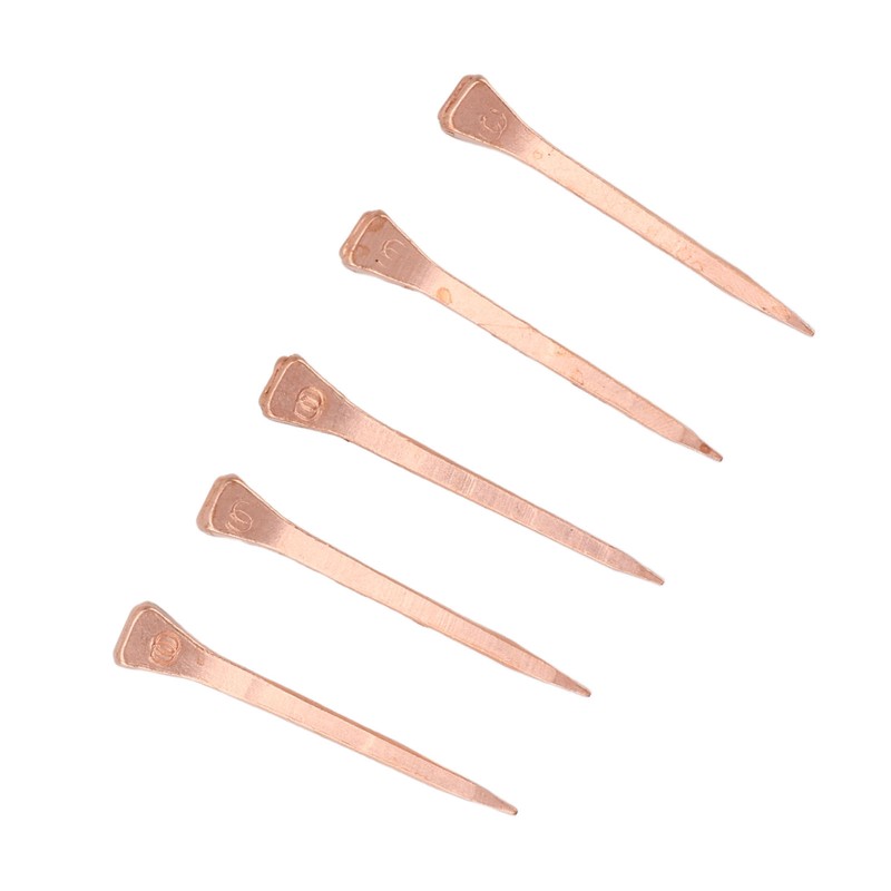 250Pcs Horseshoe Nails Copper Plated Rustproof Equestrian Riding Equipment Pet