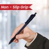 CLARO Trion Grip RT Retractable Ballpoint Pens, BLACK, Fine Point