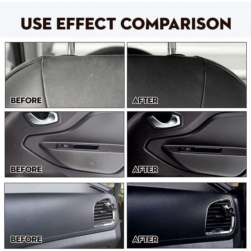 Crystal Coating for Car, Plastic Parts Refresher, Great Gloss Protection