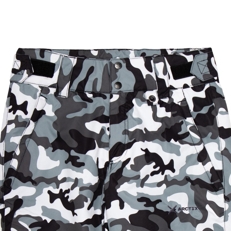 Arctix Women's Insulated Snow Pants, A6 Camo Black, Large