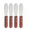 Great Credentials© Wide Stainless Steel Spreader Kitchen Knives for Sandwiches