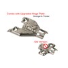 Silverline Lazy Susan Hinge 165 Degree Face Frame Plate for