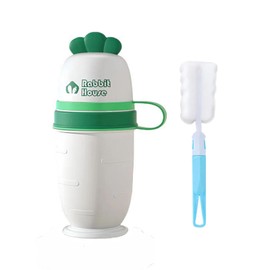 Toddler Urinals for Potty Training, Cute Portable Urinal for Toddlers Boys and Girls, with Clean Brush, Emergency Toilet Pee Bottle Pee Cup for Toddler Car Travel, Camping, Outside, (Pearl White)