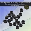 20PCS Antique/Vintage/Discontinued rubber grommets Replacement/Rubber Grommets fits for Hunter Ceiling