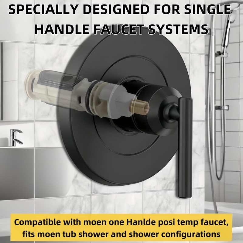 Replacement Cartridge Kit for Moen One Handle Posi Temp Faucet,