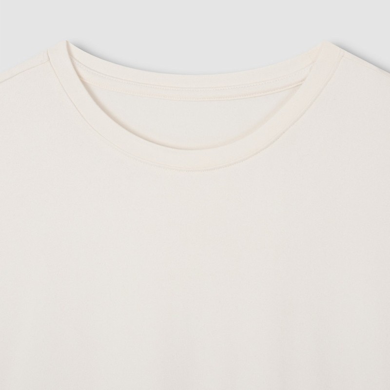 JAJU [JAJU/자주] 여 피치스킨 라운지 세트_아이보리 [JAJU] Women's Peach Skin