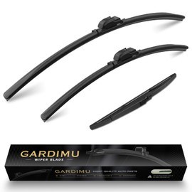 Front and Rear Windshield Wiper Blades for GMC Terrain 2022-2024, Quiet and Streak-Free 24" 18" 12" Wipers Replacement All-Weather OEM Automotive Accessories (Pack of 3)