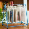 Tiangrid 2 Pcs Book Rack Metal Read Along Totes Rack
