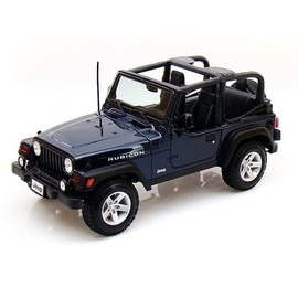 Maisto Jeep Wrangler Rubicon, Blue 31663-1/18 Scale Diecast Model Toy Car