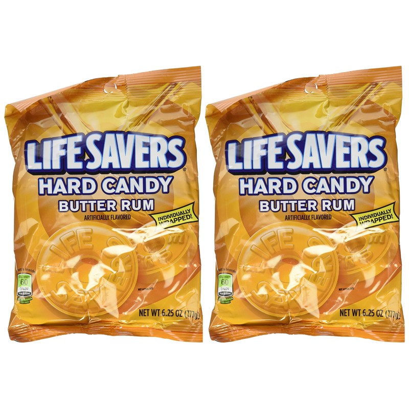 LifeSavers Candy, Individually Wrapped, Butter Rum - 6.25 oz (2