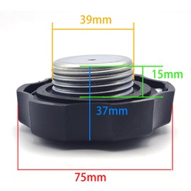 Gas Fuel Tank Cap Fit for Craftsman Troy Bilt MTD YardMan Fuel Cap Part# 951-12533 951-10649 Replacement Part 751-10649 751-10649A 751-12532 751-12533 951-10649 951-10649A 951-12532