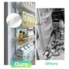 Mefirt 12 Inch Wide Narrow Over The Door Pantry Organizer,