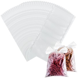 Realure Pack of 100 PVA Bags Fishing, PVA Bags Carp Fishing, Quick Dissolving PVA Bags for Boilies, Carp, Feed, Canned Corn, Fishmeal, Pellets Fishing, Feeder Fishing, Fishing Tours (70 x 140 mm)