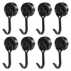 ZOEDO Magnetic Hooks, Set of 8 with Magnets, Super Strong,