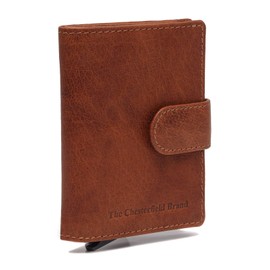 The Chesterfield Brand Prague Credit Card Holder 6cc 10 cm RFID Cognac, Cognac, Antique