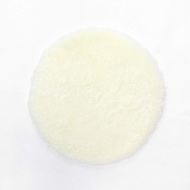 Kraftworks NC062WH Shearling Cushion Natural Short Hair White 13.0 inches (33 cm) Natural Crimp Chair Pad