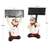 Deco 79 Polystone Chef Decorative Sculpture Kitchen Decorative Figurine Home